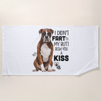 Boxer Dog Geschenke Strandtuch