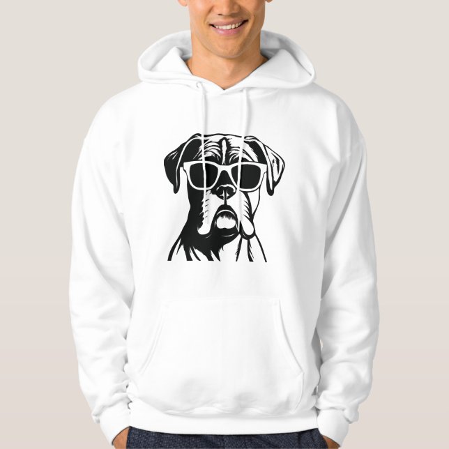 Boxer Dog Hoodie (Vorderseite)