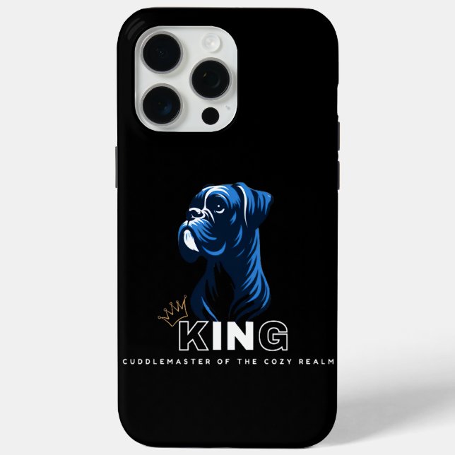 Boxer Dog King Cuddle Master Case-Mate iPhone Hülle (Rückseite)