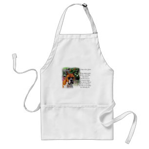 Boxer Dog Kunstgeschenke Schürze