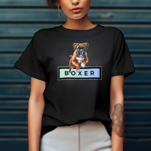 Boxer Dog - Leaps & Bounds T-Shirt (Von Creator hochgeladen)