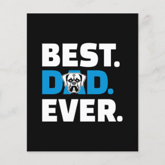 Boxer Dog Leinwand |Niedliche Geschenkidee Flyer