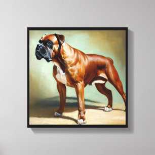 Boxer Dog Leinwanddruck