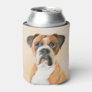 Boxer Dog Malerei unzugeschnittene ursprüngliche T Dosenkühler