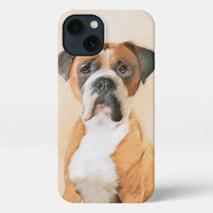 Boxer Dog Malerei unzugeschnittene ursprüngliche T iPhone Hülle