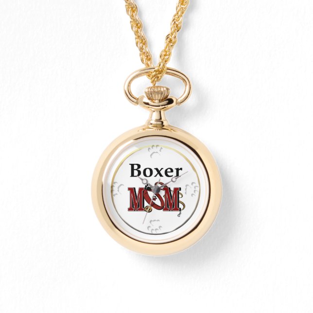 Boxer Dog MAMA Armbanduhr (Vorderseite)