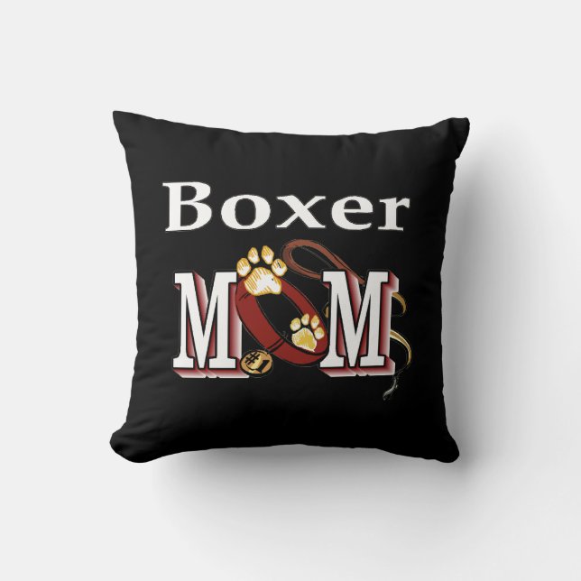 Boxer Dog MAMA Kissen (Vorderseite)