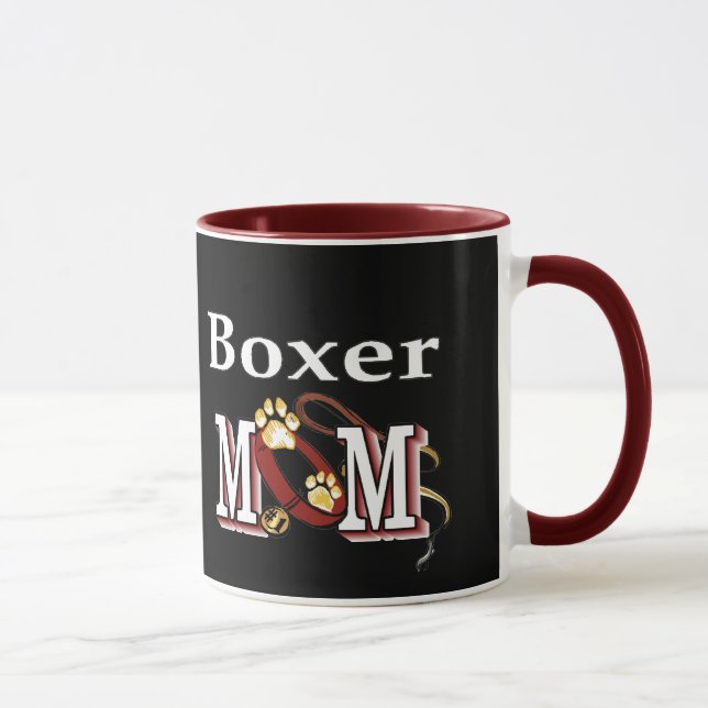 Boxer Dog MAMA Tasse (Rechts)