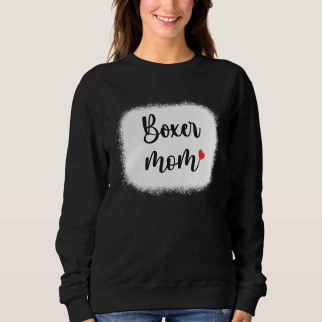 Boxer Dog Mom Womens Boxer Sweatshirt (Vorderseite)