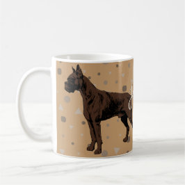 Boxer Dog Mug – Modern  Boxer Illustration Kaffeetasse