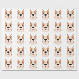 BOXER DOG PATTERN Wrapping Paper Geschenkpapier