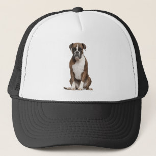 Boxer Dog Pet Animal Custom Trucker Hat Truckerkappe