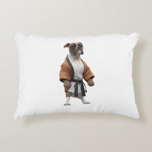 Boxer Dog Play Karate, Karate Champion Boxer Dog Dekokissen
