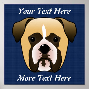 Boxer Dog Poster