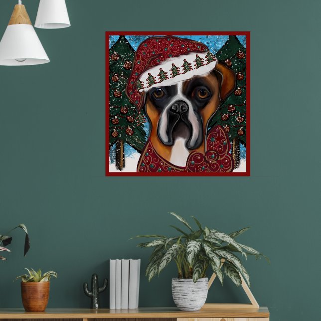 Boxer Dog Poster (Wohnzimmer 1)