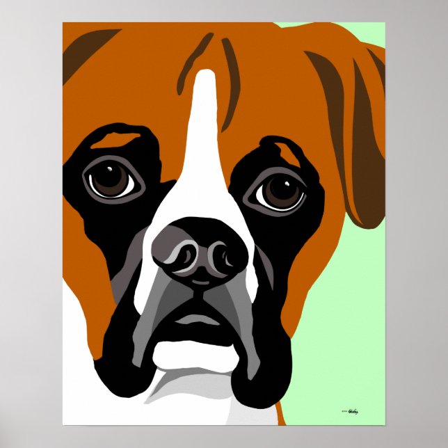 Boxer Dog Posters Poster (Vorne)