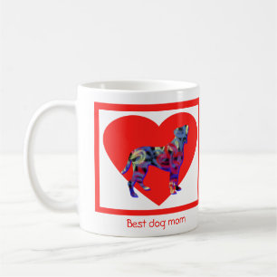 Boxer Dog Red Valentine's Day Heart Coffee Tasse