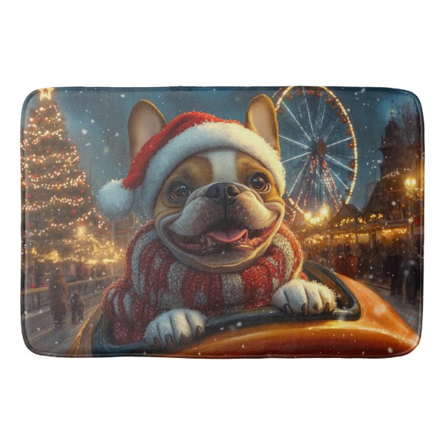 Boxer Dog Roller Untersetzer Weihnachten Badematte (Vorderseite)
