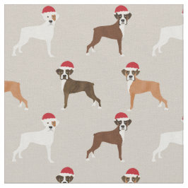 Boxer dog santa Pfoten Stoff