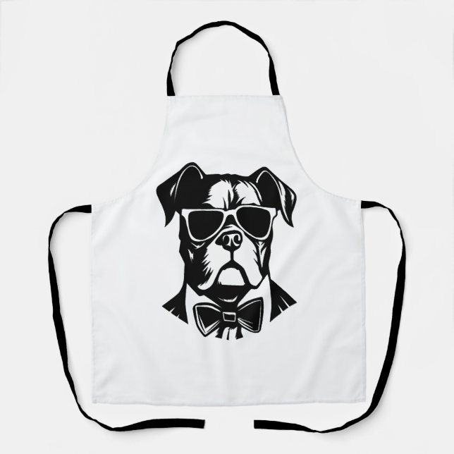 Boxer Dog Schürze (Vorderseite)