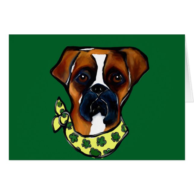 Boxer Dog St. Patty (Devant horizontal)