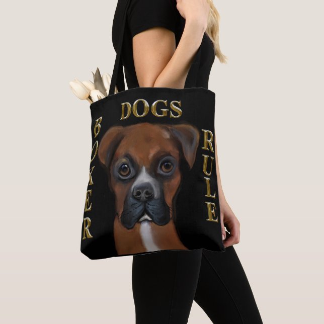 Boxer Dog Tasche (Von Nahem)