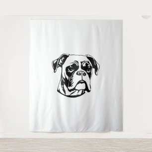 Boxer Dog Wandteppich