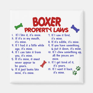 Boxer-Eigentums-Gesetze 2 Magnet