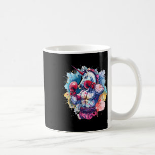 Boxer-Einhorn mit Boxhandschuhen Kickboxen Lustig  Kaffeetasse