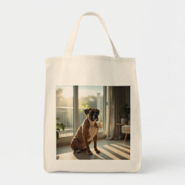 Boxer Elegant Grocery Tote Bag Tragetasche