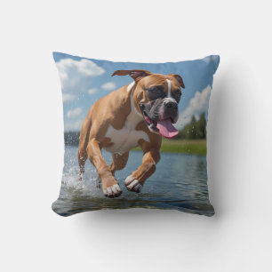 Boxer Elegant Throw Kissen