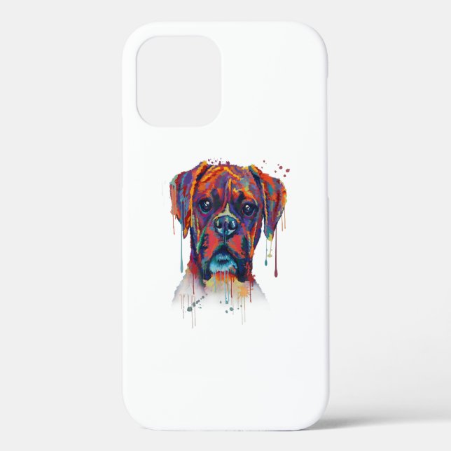 Boxer Face Phonecase, Ipadcase | Hundeliebhaber Case-Mate iPhone Hülle (Rückseite)