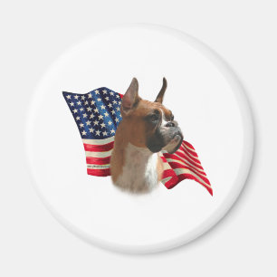 Boxer Flag Magnet
