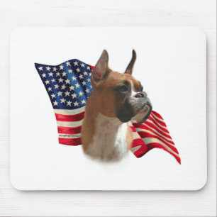 Boxer Flag Mousepad