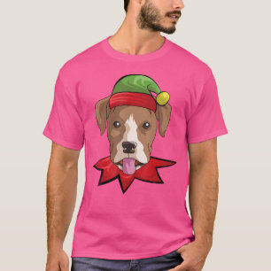 Boxer Funny Dog Elf Weihnachtsgeschenk Shirt