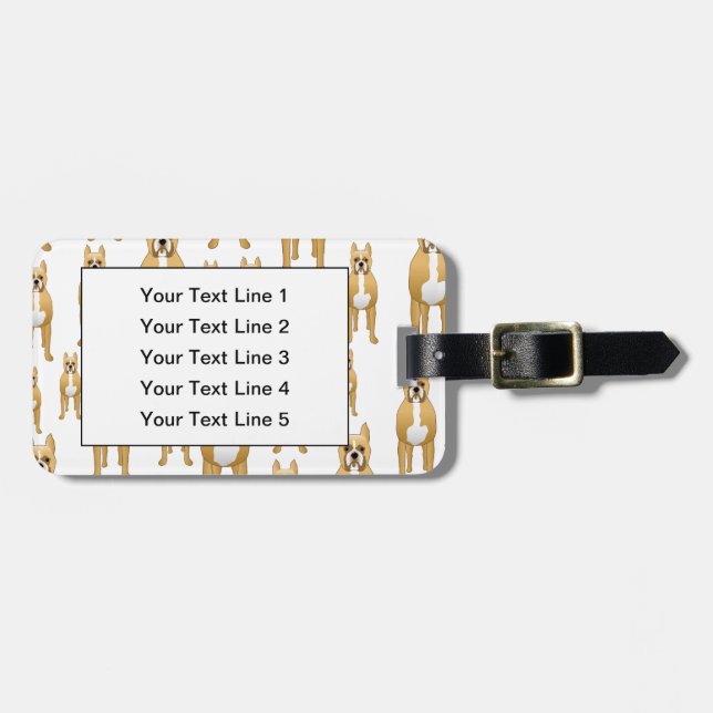 Boxer. Gepäckanhänger (Vorderseite horizontal)