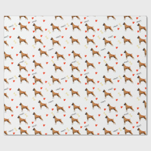 Boxer Geschenkpapier