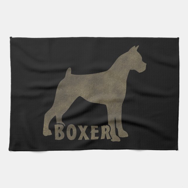 Boxer Geschirrtuch (Horizontal)
