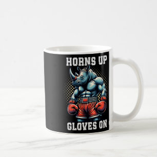 Boxer Gloves vom Heavyweight Champion über Rhino B Kaffeetasse