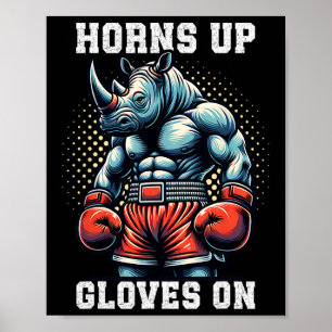 Boxer Gloves vom Heavyweight Champion über Rhino B Poster