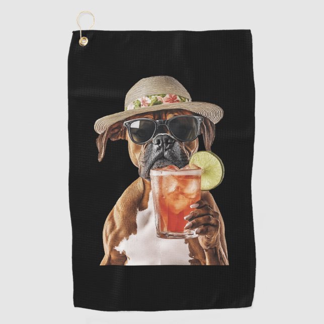 Boxer  golfhandtuch (Vorderseite)