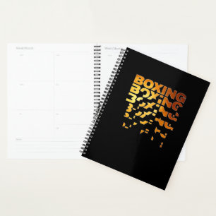 Boxer Grafik-Word-Kunst Planer
