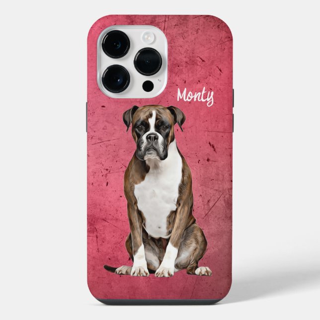 Boxer Grunge Case-Mate iPhone Case 14 Pro Max Hülle (Rückseite)