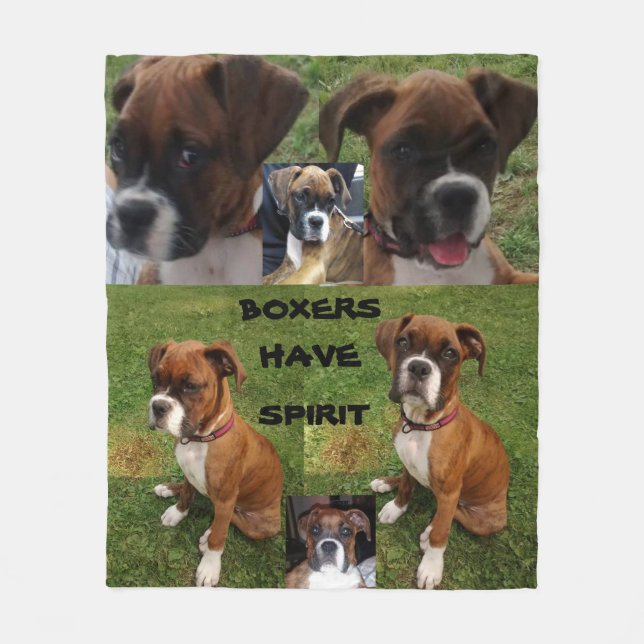 BOXER HABEN SPIRITT COLLAGE Fleece (Vorderseite)