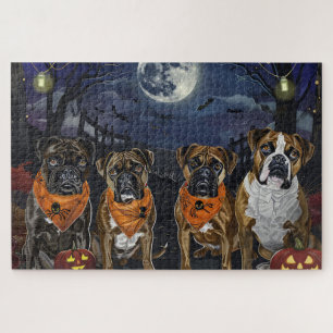 Boxer Halloween Gruselig