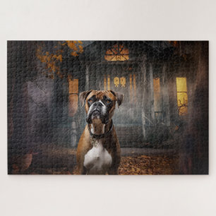 Boxer Halloween Gruselig