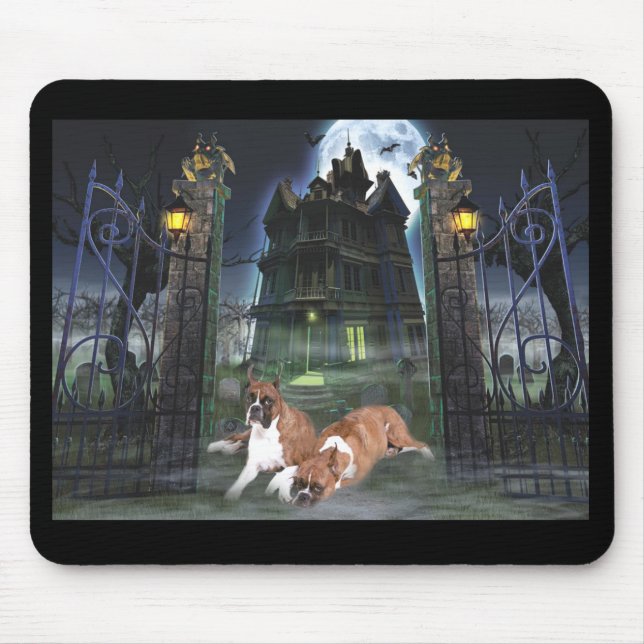 Boxer Halloween Mousepad (Vorne)