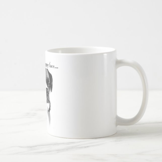 Boxer Happy Face Kaffeetasse (Rechts)