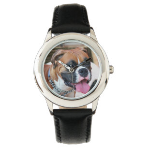 Boxer-Hund Armbanduhr