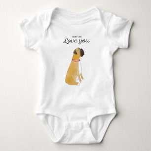 "Boxer-Hund-Baby-Bodyanzug, Geschenk zur Babyparty Baby Strampler